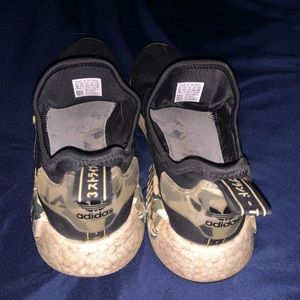 Addidas nmds black, camo these were worn a little